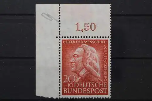 Deutschland (BRD), MiNr. 175 Ecke links oben, postfrisch - 212435