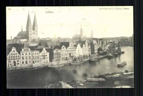 Lübeck, Teilansicht, Kirchen - 418188