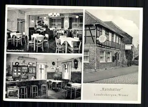 Landesbergen, Kr. Nienburg, "Ratskeller", zwei Innenbilder - 418250