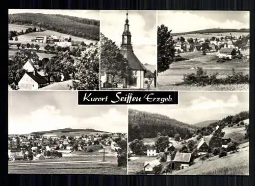 Seiffen/Erzgeb., Kirche und weitere Ortsansichten - 419081