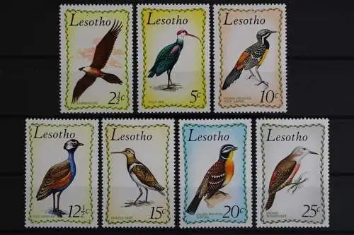 Lesotho, MiNr. 105-111, Vögel, postfrisch - 635483