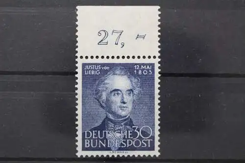 Deutschland (BRD), MiNr. 166 Oberrand, postfrisch - 212438