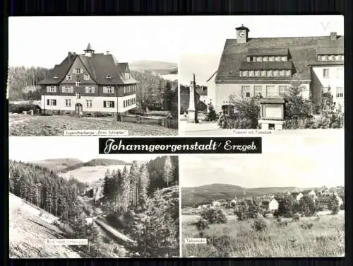 Johanngeorgenstadt/Erzgeb, Jugendherberge, Postamt, Teilansicht - 419612