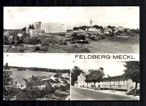 Feldberg bei Neustrelitz, Teilansicht, Haussee, FDGB Erholungsheim - 418416