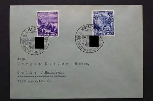 Deutsches Reich, MiNr. 807 + 809, SST Veldes & Meistern - 511510