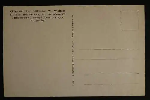 Staffhorst, Krs. Nienburg, Gast- u. Geschäftshaus W. Wolteis - 419000