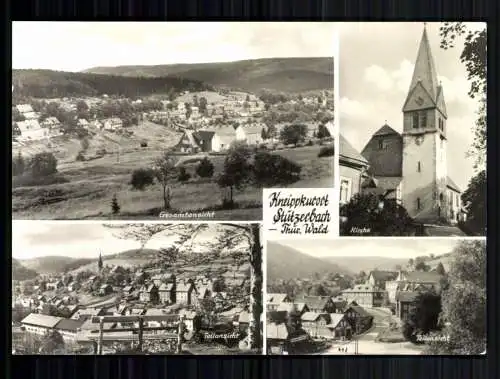 Stützerbach/Thür. Wald, Gesamtansicht, Kirche, Teilansichten - 419640