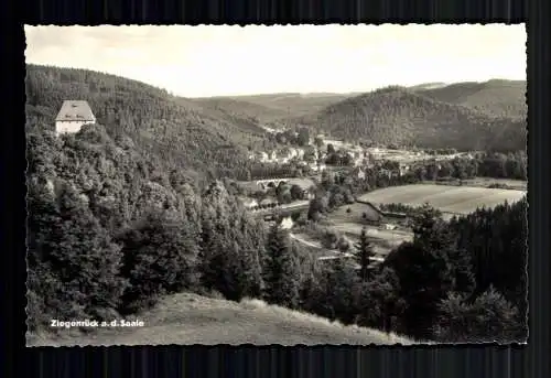 Ziegenrück/Thür., Ortsansicht, Saale - 419456