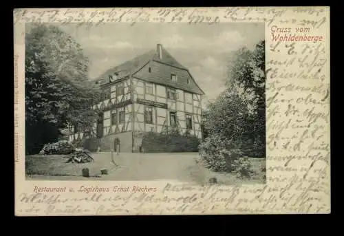 Wohldenberg bei Hildesheim, Restaurant u. Logirhaus Ernst Riechers - 419805