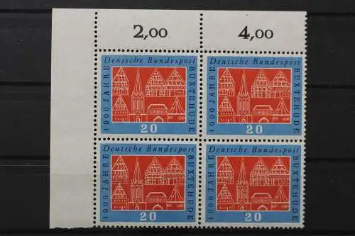 Deutschland (BRD), MiNr. 312 Viererblock Ecke links oben, postfrisch - 212472