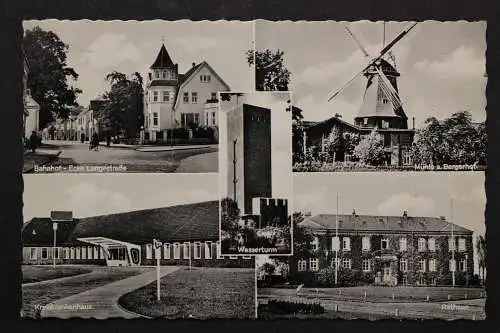 Osterholz-Scharmbeck, Bahnhof, Mühle, Krankenhaus, Wasserturm, Rathaus - 424436