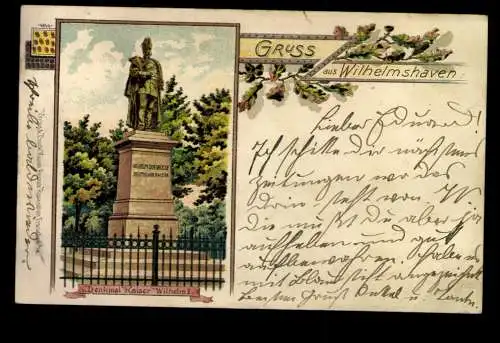 Wilhelmshaven, Denkmal Kaiser Wilhelm I. - 419891