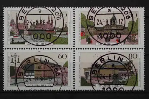 Berlin, MiNr. 772-775, zentrisch Berlin 206, gestempelt - 212555