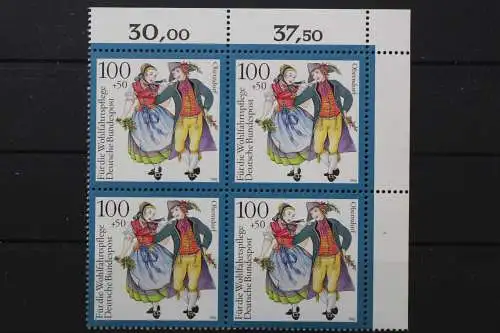 Deutschland, MiNr. 1699, 4er Block, Ecke rechts oben, postfrisch - 656072