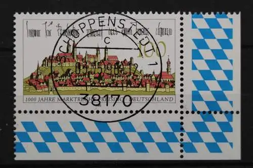 Deutschland (BRD), MiNr. 1856, Ecke re. unten, zentrischer Stempel, EST - 636926