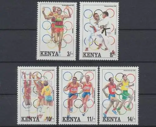 Kenia, MiNr. 560-564, postfrisch - 694212