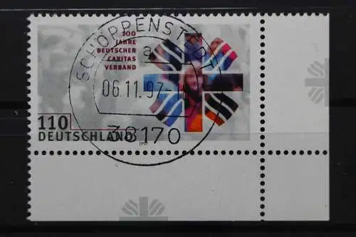 Deutschland (BRD), MiNr. 1964, Ecke re. unten, zentrischer Stempel, EST - 636871