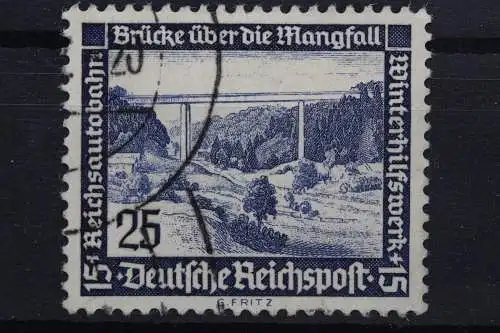 Deutsches Reich, MiNr. 641 x, gestempelt, BPP Fotobefund - 213511