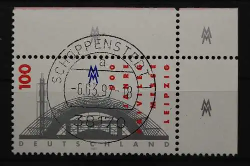 Deutschland (BRD), MiNr. 1905, Ecke re. oben, zentrischer Stempel, EST - 636898