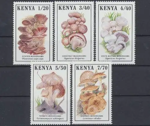 Kenia, MiNr. 486-490, postfrisch - 694216