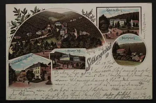 Schlangenbad, Taunus, Victoria Hotel, Nassauer Hof, Hotel de Paris - 421365