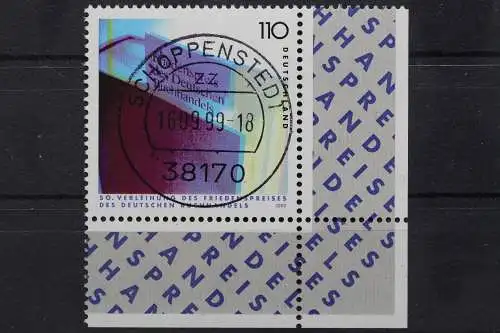 Deutschland (BRD), MiNr. 2075, Ecke re. unten, zentrischer Stempel, EST - 637041