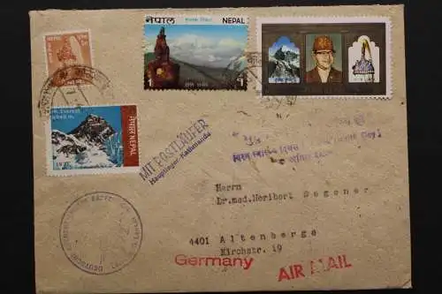 Nepal, Deutsche Everest Expedition 1972, Postläufer-Post - 511635