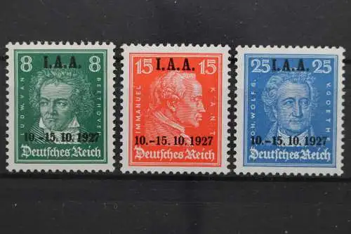 Deutsches Reich, MiNr. 407-409, postfrisch, BPP Signatur - 213506