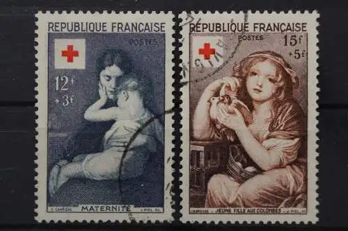 Frankreich, MiNr. 1032-1033, gestempelt - 213368