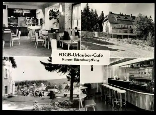 Bärenburg/Erzgeb., FDGB-Urlauber-Cafe, Innenansichten - 420027