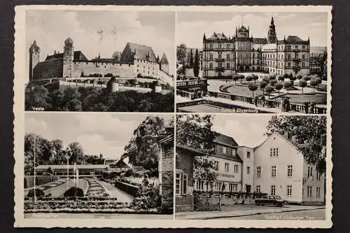 Coburg, Veste, Schloß Ehrenburg, Rosengarten, Gasthof Coburger Tor - 421860