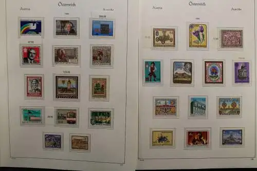 Österreich 1976-1989, postfrische Sammlung - 706723