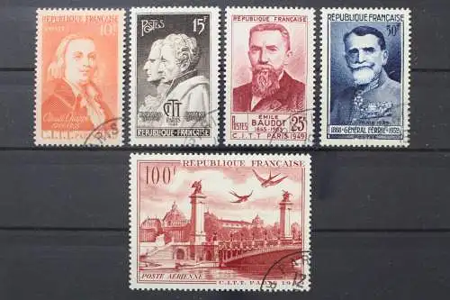 Frankreich, MiNr. 852-856, gestempelt - 213379