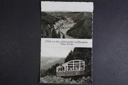 Blick ins obere Schwarzatal mit Bergbahn/Thür. Wald - 419654