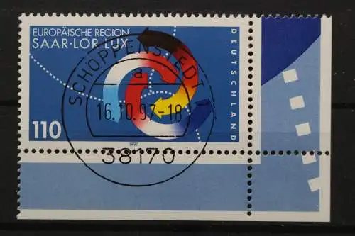 Deutschland (BRD), MiNr. 1957, Ecke re. unten, zentrischer Stempel, EST - 636875