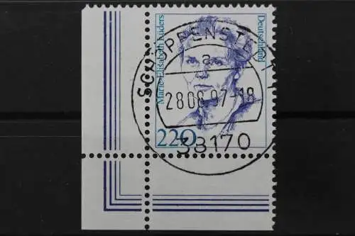 Deutschland (BRD), MiNr. 1940, Ecke li. unten, zentrischer Stempel, EST - 636884