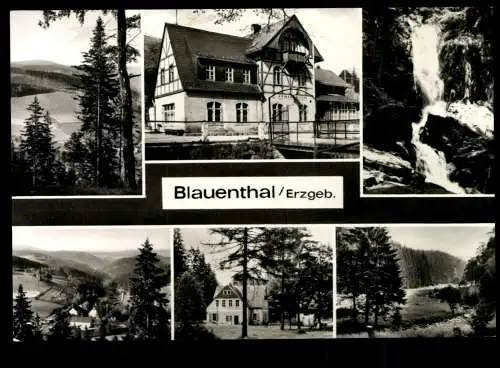 Blauenthal OT v. Eibenstock/Erzgeb., Ortsansichten, Wasserfall - 420035