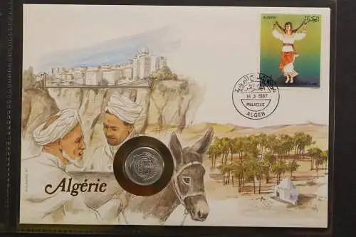 Algerien, Numisbrief, 16.2.1987 - 656929