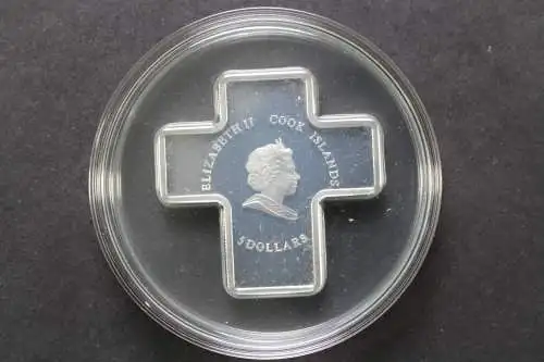 Cook Inseln, 5 Dollar 5. Todestag Johannes Paul, 2010, Polierte Platte / Proof - 801421