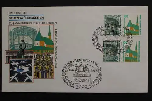 Berlin, MiNr. W 97 + W 98 ESST Berlin, FDC - 636644