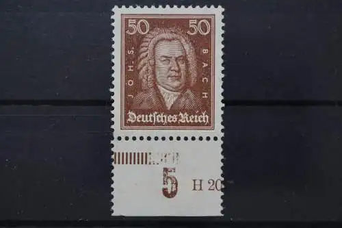 Deutsches Reich, MiNr. 396, Unterrand mit halber HAN, postfrisch - 639335