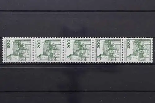 Berlin, MiNr. 540 R, Fünferstreifen mit ZN 015, postfrisch - 639784