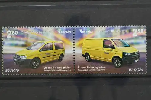 Bosnien-Herzegowina, MiNr. 618-619 A, Paar, Auto, postfrisch - 638274