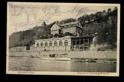 Mülheim (Ruhr), Stadtpark mit Kahlenberg-Restaurant - 420428