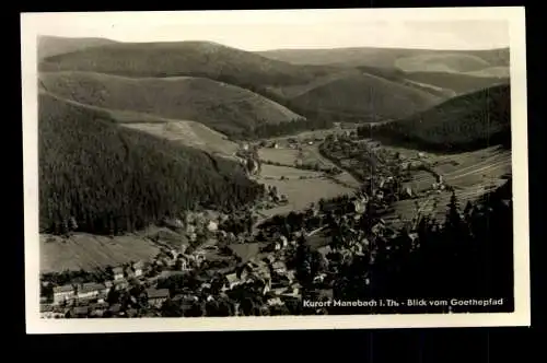 Manebach OT von Ilmenau, Blick vom Goethepfad - 420471