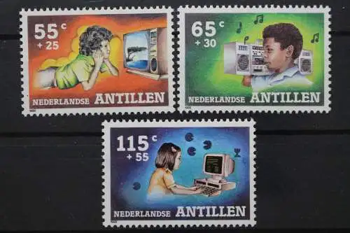 Niederländische Antillen, MiNr. 646-648 A, postfrisch - 639032