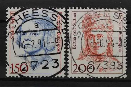 Deutschland (BRD), MiNr. 1497-1498, zentrische Stempel - 640220