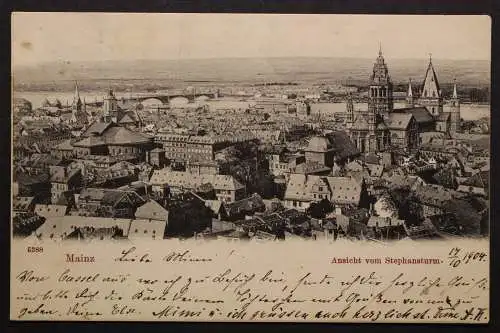 Mainz, Ansicht vom Stephansturm - 422539