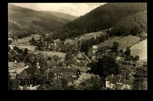 Manebach OT von Ilmenau, Blick auf den Ort - 420470