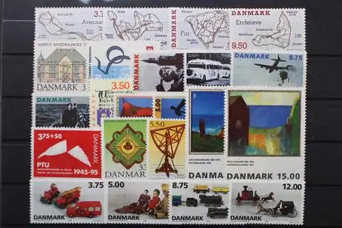 Dänemark, MiNr. 1094-1115, Jahrgang 1995, postfrisch - 639668